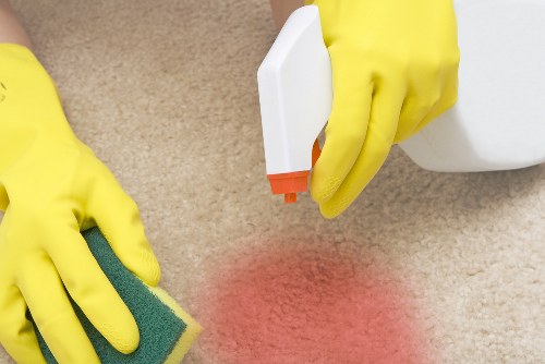 Professional rug cleaning for a Kensington home interior