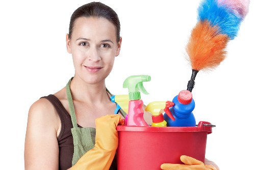 Professional end of tenancy cleaning in a Kensington apartment kitchen
