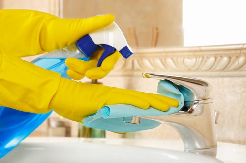 Upholstery stain cleaning for a sofa in Kensington