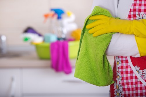 Detailed post-construction cleaning of windows and surfaces in Kensington